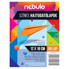 Nebulo színes hajtogatólapok 12 x 16 cm 50 lap