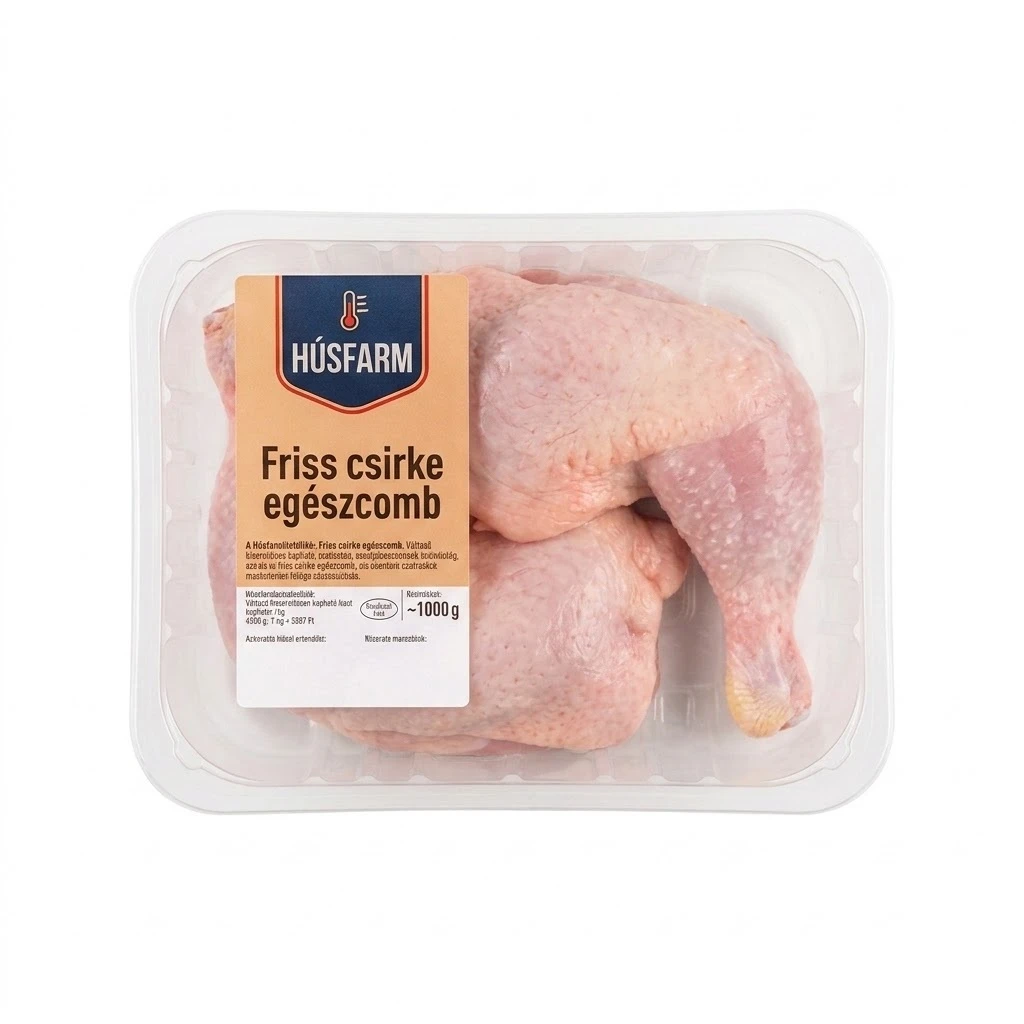 HÚSFARM Friss csirke egészcomb