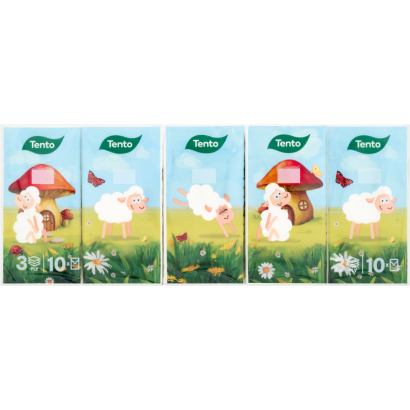 Tento papírzsebkendő 3 rétegű 10 x 10 db