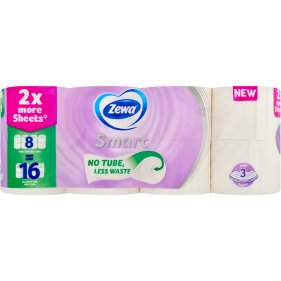 Zewa Smart Coreless toalettpapír 3 rétegű 8 tekercs