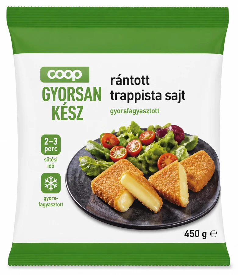 Coop GYORSAN KÉSZ rántott trappista sajt