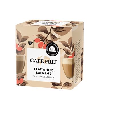 CAFE FREI Flat White Krémes Tejeskávé Dolce Gusto-kompatibilis Kávékapszula 9 db