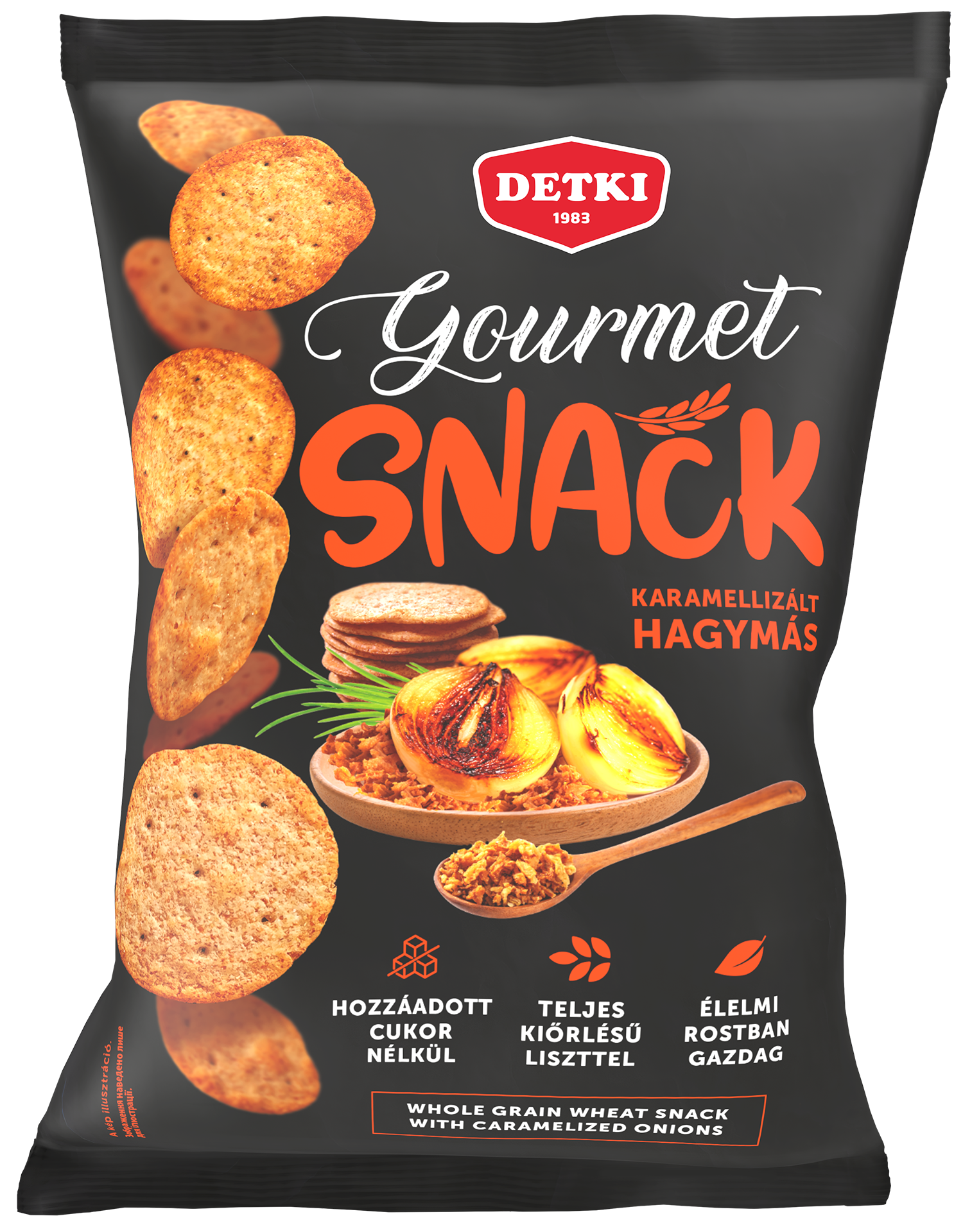 Detki Gourmet Snack karamellizált hagymás