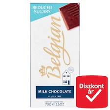 Belgian Milk No Sugar tejcsokoládé 70 g