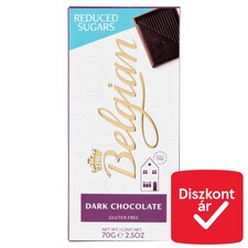 Belgian Dark No Sugar étcsokoládé 70 g