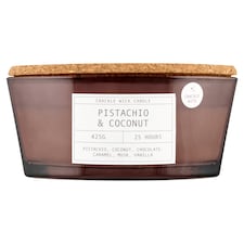 F&F Home Crackle Pistachio & Coconut illatos gyertya 425 g