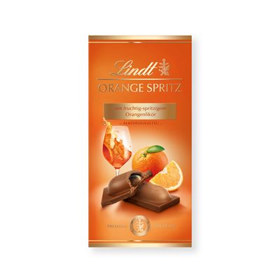 Lindt Orange Spritz Narancsos Likőrrel Töltött Tejcsokoládé 12 x 100 g