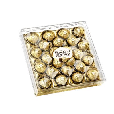 FERRERO ROCHER tejcsokoládéval és mogyoródarabkákkal borított ropogós ostya lágy töltelékkel 300 g