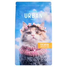 NashiDay Urban teljes értékű száraz állateledel kismacskáknak csirkével és rizzsel 750 g