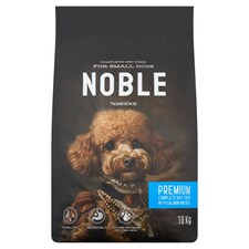 NashiDay Noble teljes értékű száraz állateledel kistestű kutyák számára lazaccal és rizzsel 10 kg