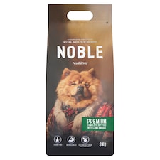 NashiDay Noble teljes értékű száraz állateledel felnőtt kutyák számára báránnyal és rizzsel 3 kg