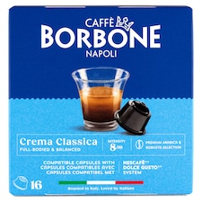 Caffè Borbone Crema Classica őrölt pörkölt kávé kapszulákban 16 x 7 g (112 g)