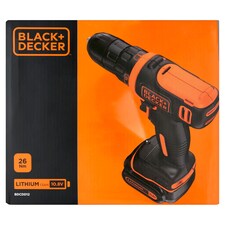 Black+Decker 10,8V 1.5Ah Li-Ion akkus fúrócsavarozó, BDCDD12-QW
