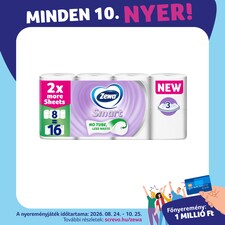 Zewa Smart 3 rétegű toalettpapír 8=16 tekercs