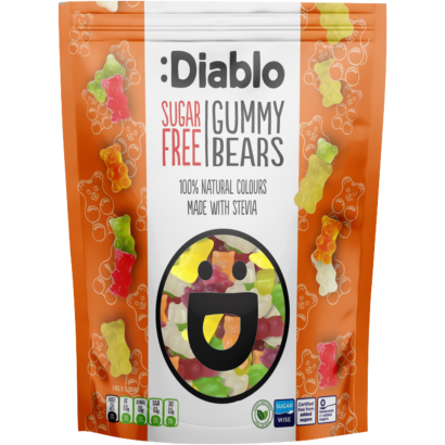 Diablo cukormentes gumimaci cukorkák édesítőszerrel 75 g