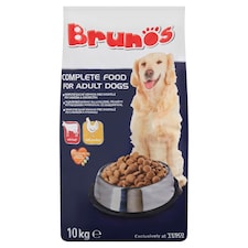 Brunos teljes értékű száraz állateledel felnőtt kutyák számára marhával és baromfival 10 kg