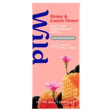Wild roll-on utántöltő méz-kaktuszvirág illattal 50 ml