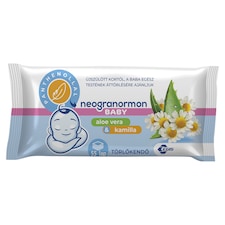 Neogranormon Baby aloe vera & kamilla törlőkendő 55 db