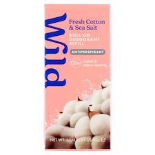 Wild roll-on izzadásgátló utántöltő pamut-tenger illattal 50 ml