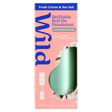 Wild roll-on tartó & utántöltő pamut-tenger illattal 50 ml