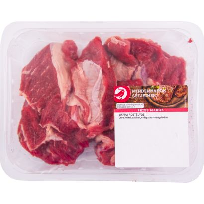 Auchan Kedvenc Marha rostélyos védőgázas csomagolásban Ft/kg
