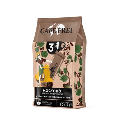 CAFE FREI Római Mogyoró Ízesítésű Kávéspecialitás 3in1 instant kávé 20 x 17 g