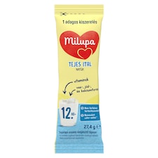 Milupa natúr tejes ital tejalapú anyatej-kiegészítő tápszer 12 hó+ 27,4 g