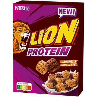Nestlé Lion Protein Karamellás és Csokoládés Gabonapehely 340 g