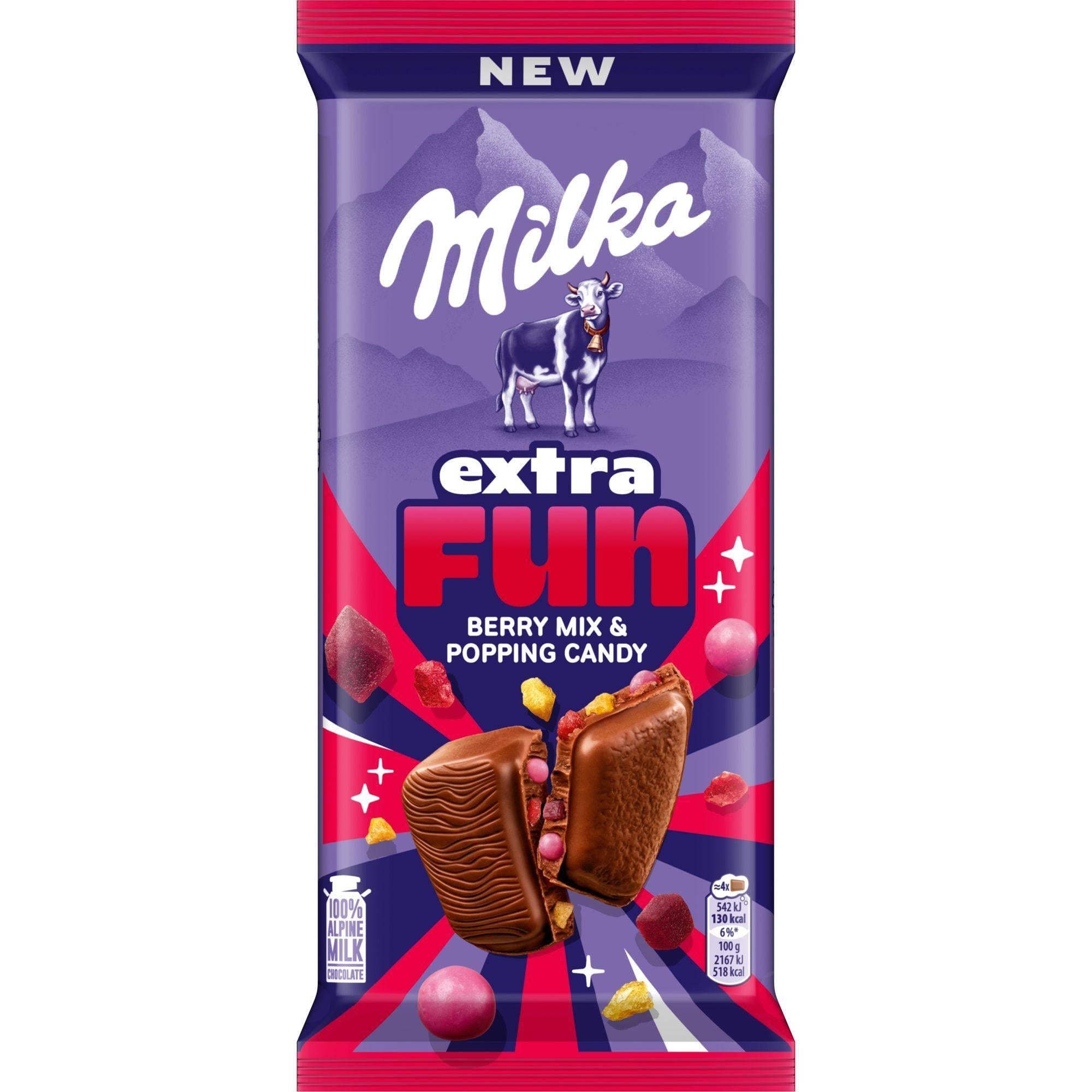 Milka Extra Fun gyümölcsös