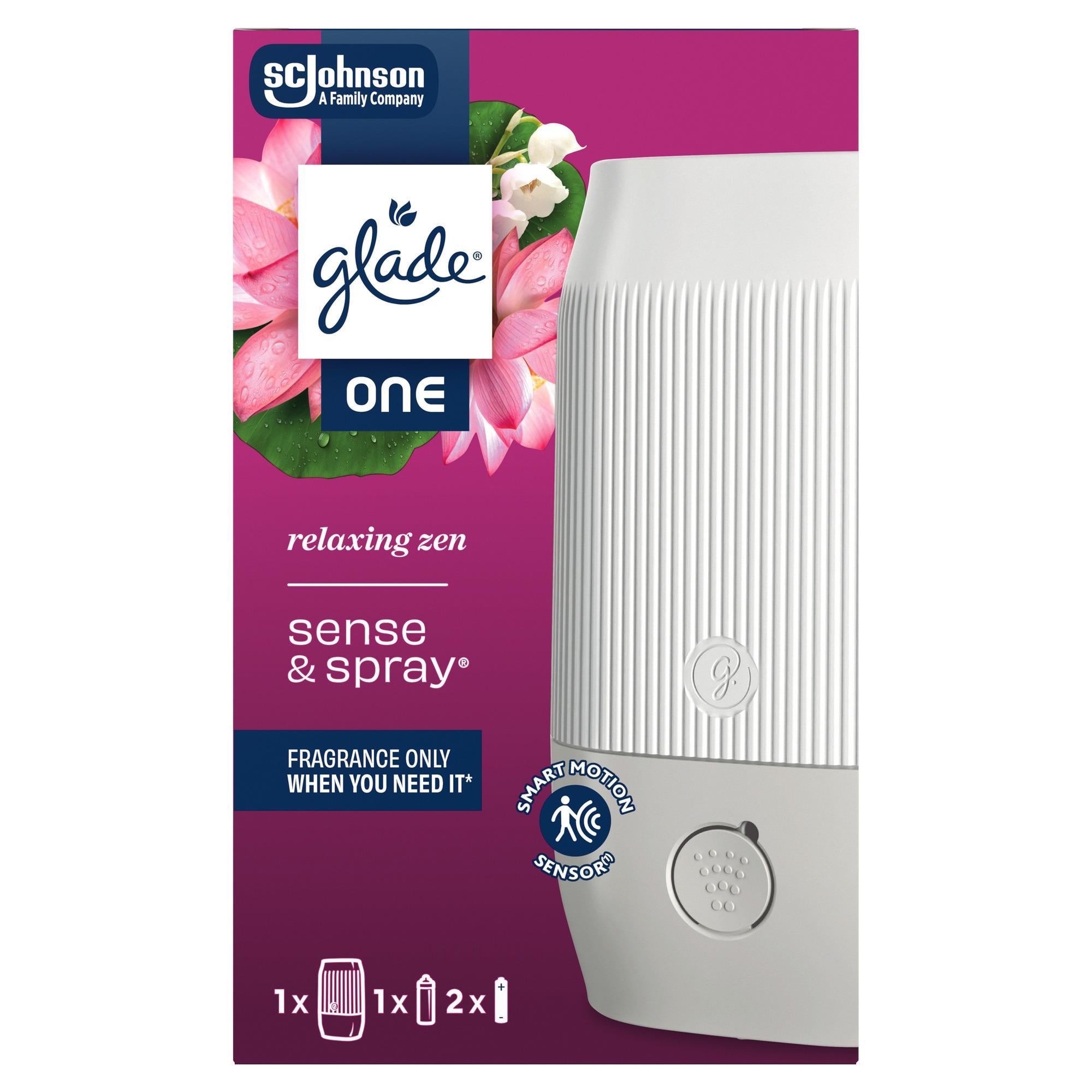 Glade ONE - Relaxing Zen, Sense & Spray automata légfrissítő készülék