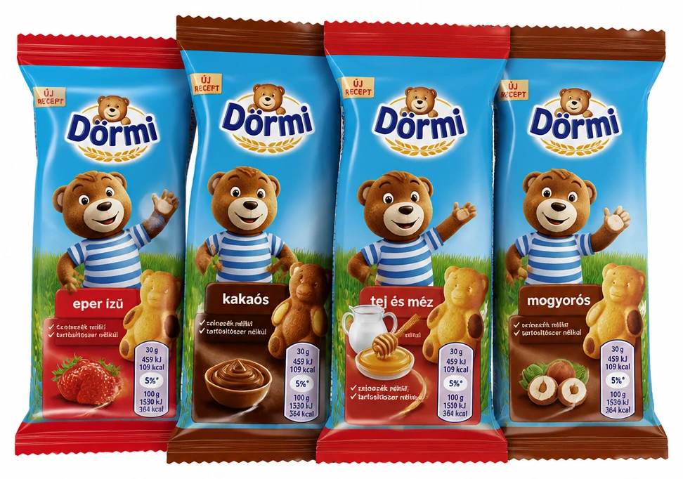 Dörmi piskótaszelet 4féle