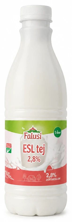 Falusi Esl tej 2,8%, palackos