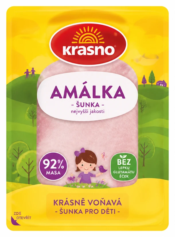 Krasno Amálka sonka szeletelt