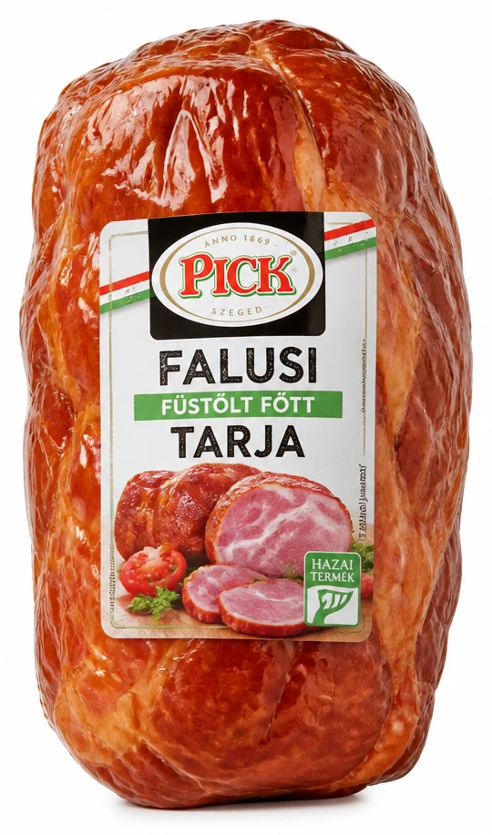 Falusi füstölt főtt tarja