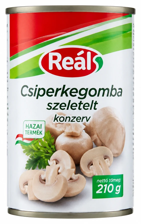 Reál Csiperkegomba szeletelt, konzerv