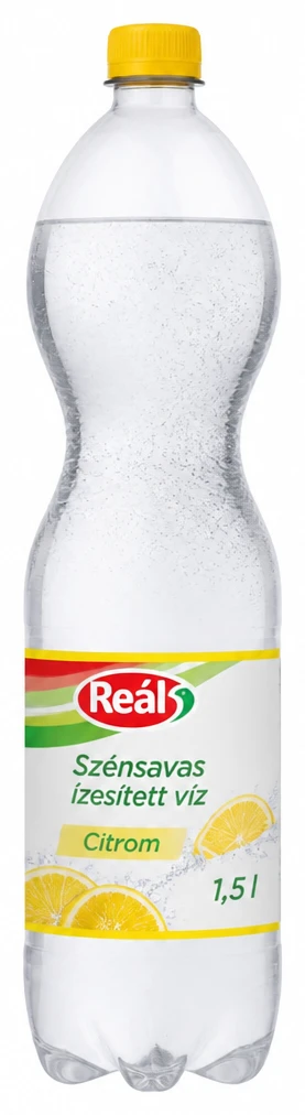 Reál szénsavas ízesített víz Citrom
