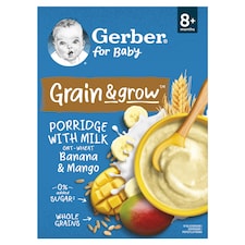 Gerber banános mangós tejpép, 8 hónapos kortól 200 g