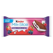 Kinder tejes krémmel töltött sütemény, bogyósgyümölcsös-készítménnyel 28 g