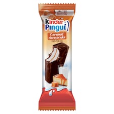 Kinder Pingui mascarpone ízű tejes krémmel és karamelles készítménnyel töltött sütemény 30 g