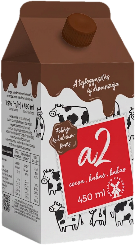 A2 Kakaó 1,9% zsírtartalommal