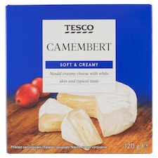 Camembert fehér nemespenésszel érő lágy, zsíros sajt 120 g
