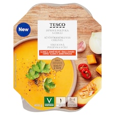 édes & enyhén csípős sütőtökkrémleves chilivel 400 g