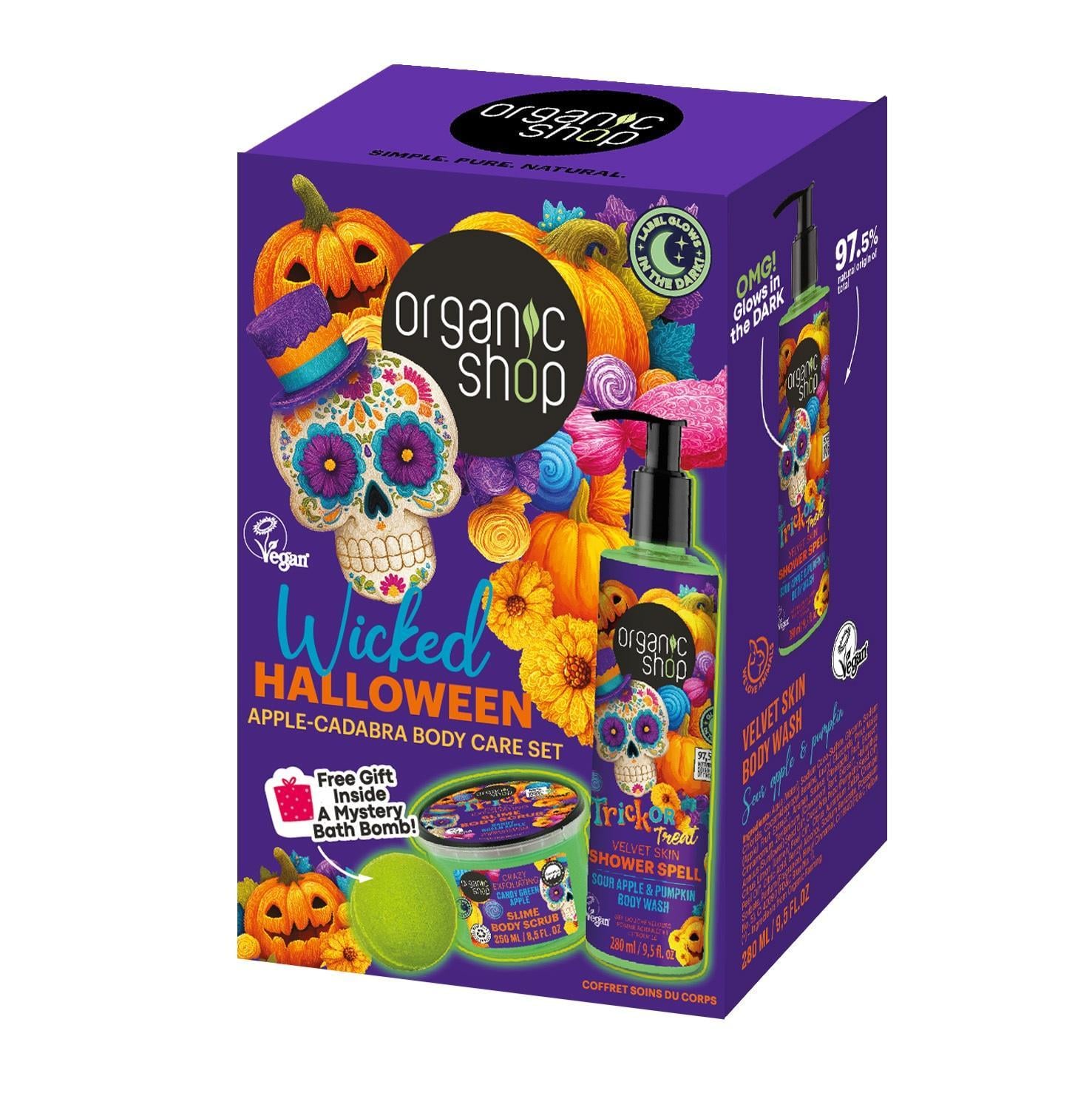 Organic Shop "Wicked Halloween" Alma-Cadabra Testápoló szett