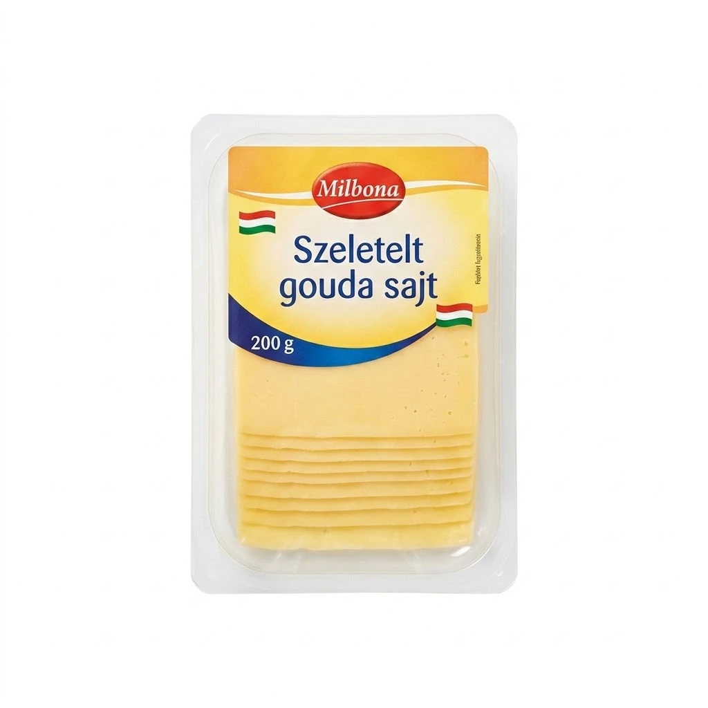 MILBONA Szeletelt gouda sajt