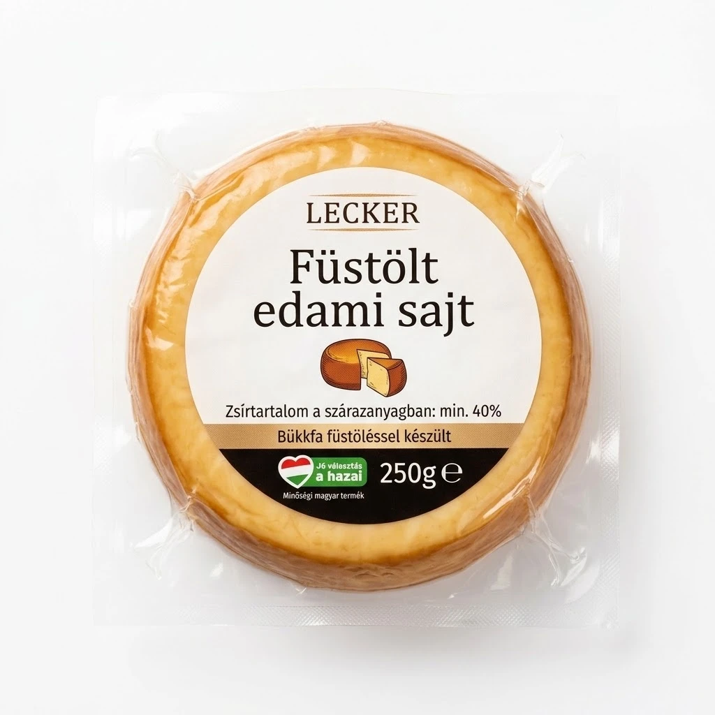 LECKER Füstölt edami sajt