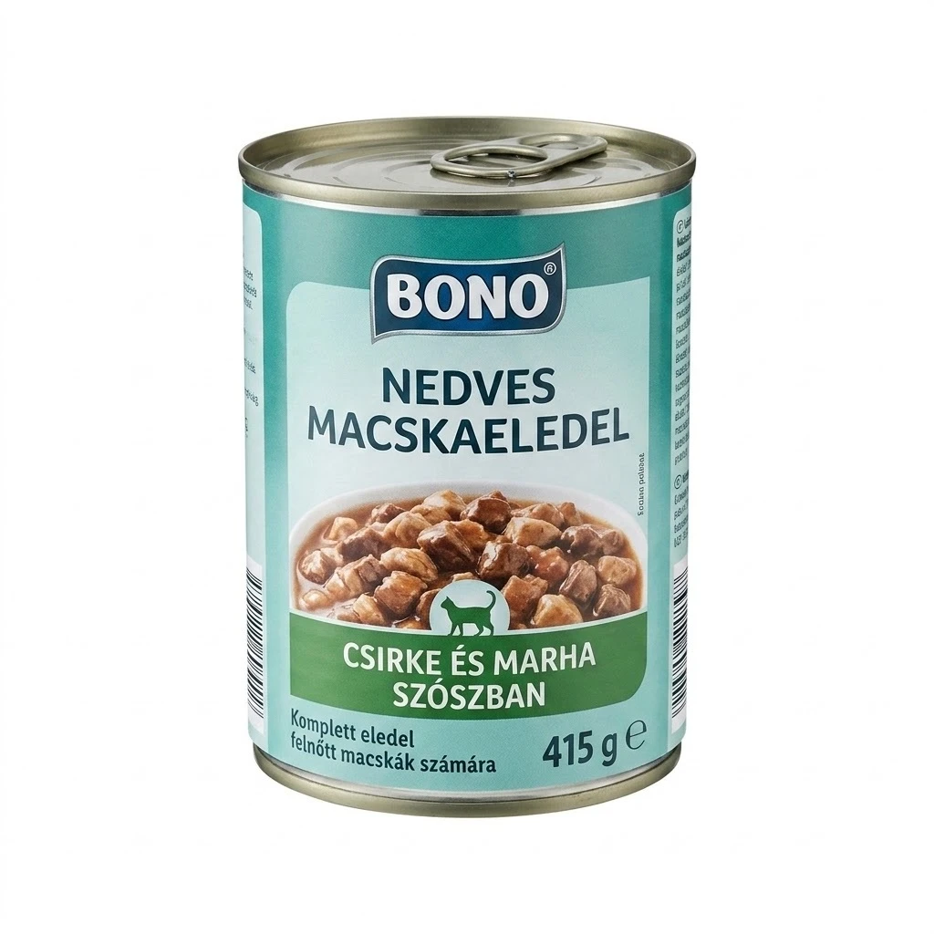 BONO Nedves macskaeledel
