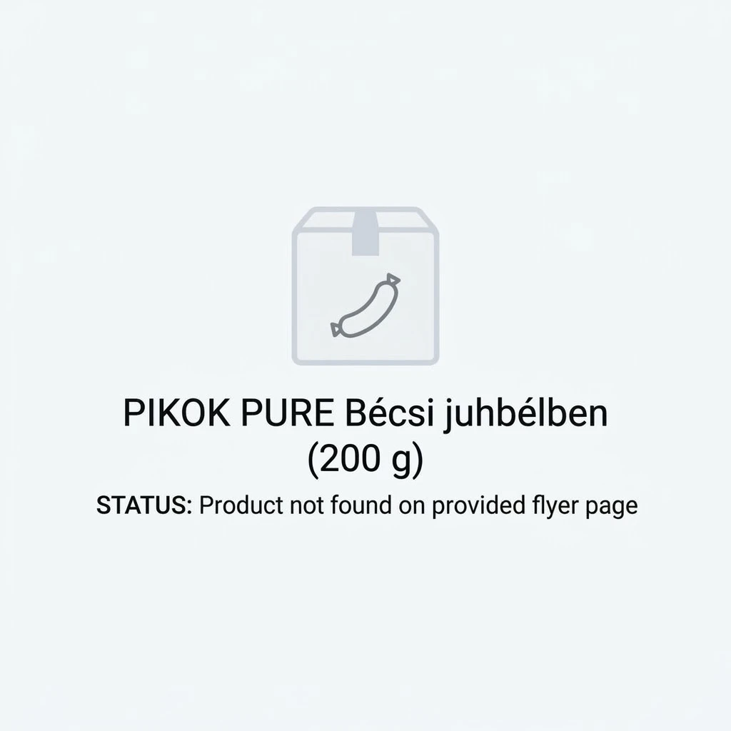 PIKOK PURE Bécsi juhbélben