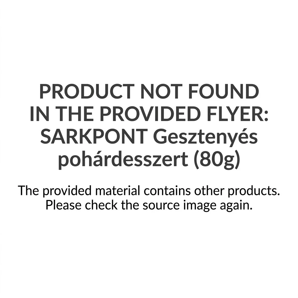 SARKPONT Gesztenyés pohárdesszert