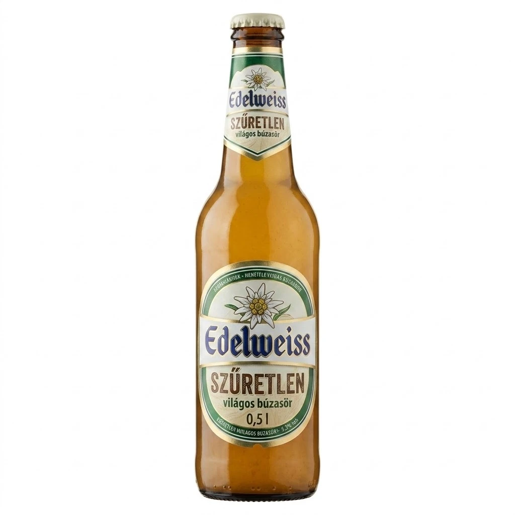 EDELWEISS Szűretlen világos búzasör