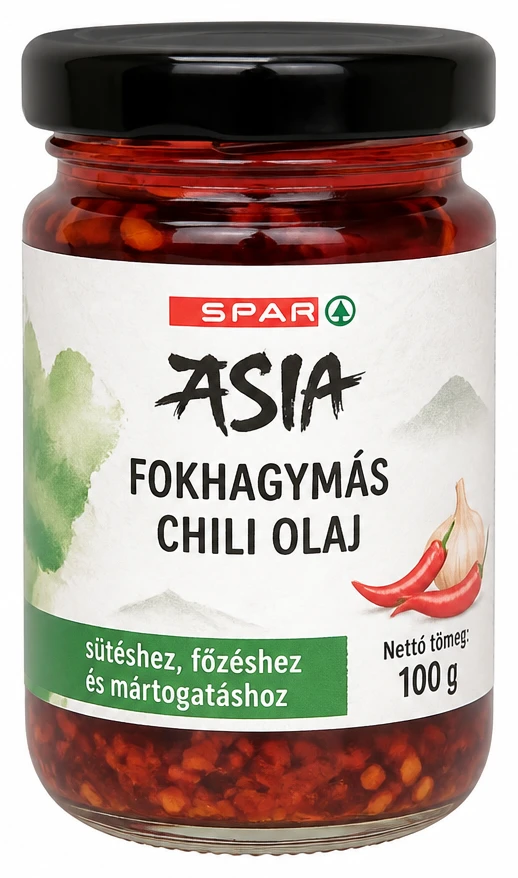 SPAR Asia fokhagymás chili olaj